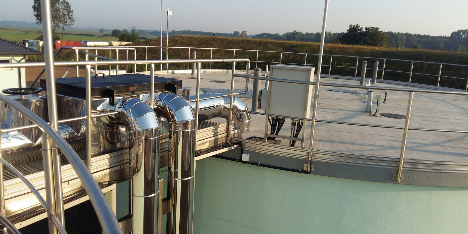 Oczyszczalnia ścieków Krzywiń - zdjęcie realizacji