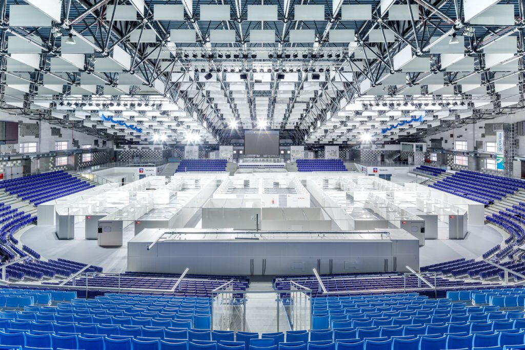 Szpital Tymczasowy w hali Netto Arena w Szczecinie