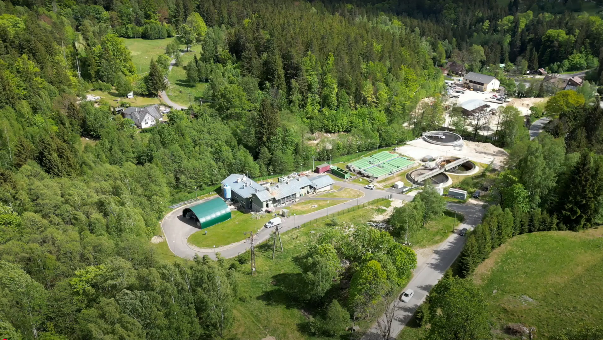 Oczyszczalnia ścieków Szklarska Poręba - zdjęcie realizacji